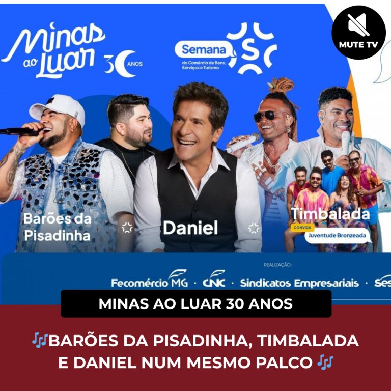 🎶BARÕES DA PISADINHA, TIMBALADA E DANIEL NUM MESMO PALCO 🎶