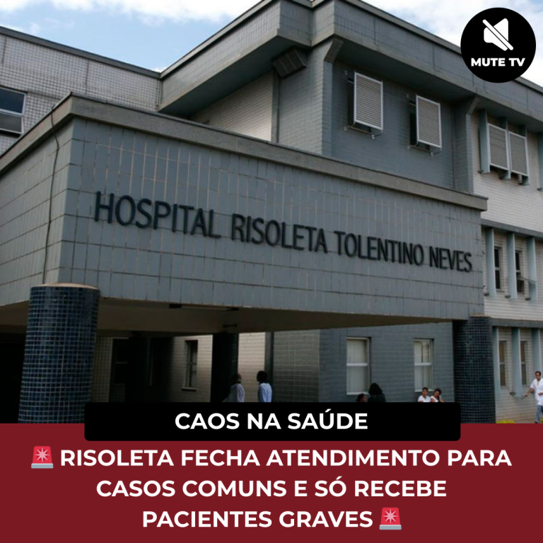 RISOLETA FECHA ATENDIMENTO PARA CASOS COMUNS E SÓ RECEBE PACIENTES GRAVES