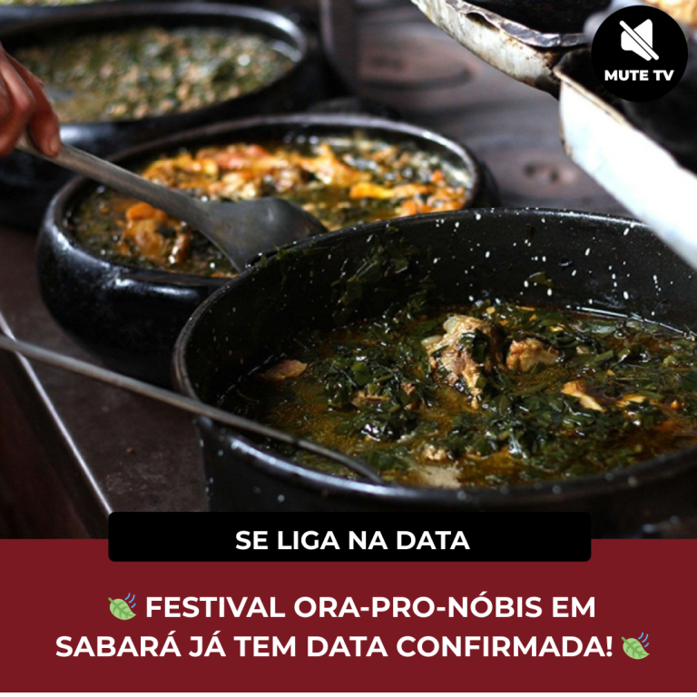 🍃 FESTIVAL ORA-PRO-NÓBIS EM SABARÁ JÁ TEM DATA CONFIRMADA! 🍃