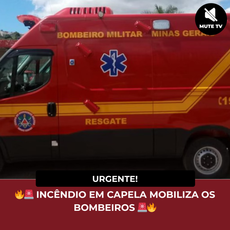 🔥🚨 INCÊNDIO EM CAPELA MOBILIZA OS BOMBEIROS EM VESPASIANO 🚨🔥