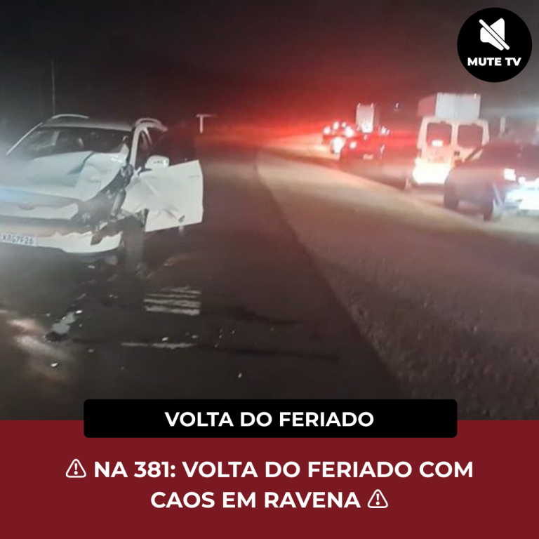 ⚠️ VOLTA DO FERIADO COM CAOS NA BR-381 ⚠️