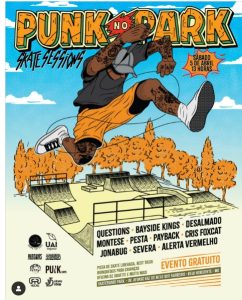 Leia mais sobre o artigo 🎸🔥 PUNK NO PARK – SKATE, MÚSICA E ATITUDE NO BARREIRO! 🛹