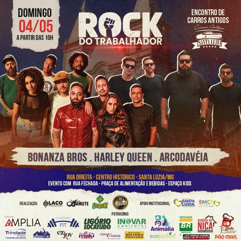 🎸 ROCK DO TRABALHADOR: SANTA LUZIA VAI TREMER! 🎸