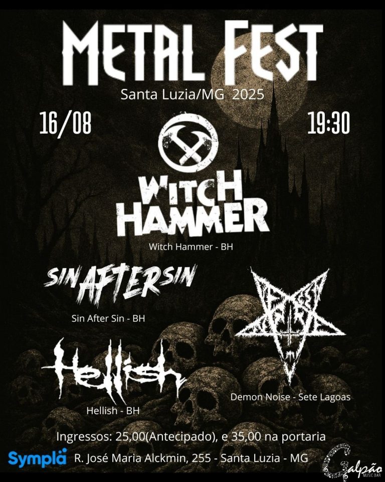 🤘 SANTA LUZIA VAI TREMER COM O METAL FEST 2025 🔥