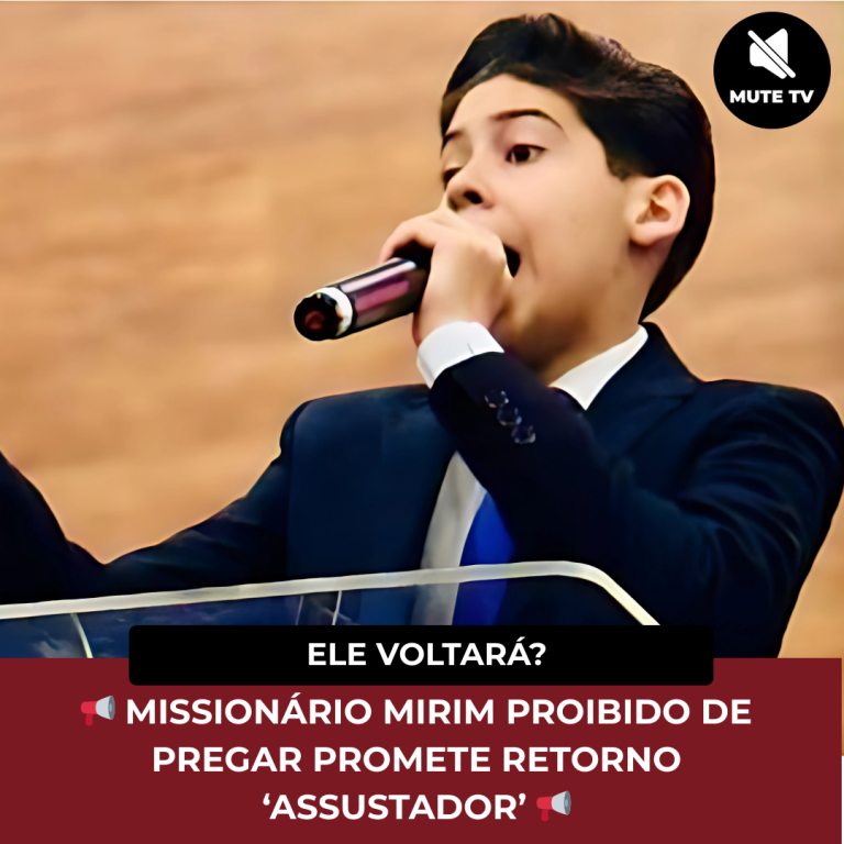 📢 MISSIONÁRIO MIRIM PROIBIDO DE PREGAR PROMETE RETORNO ‘ASSUSTADOR’ 📢
