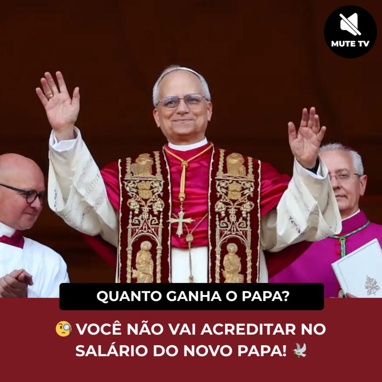 VOCÊ NÃO VAI ACREDITAR NO SALÁRIO DO NOVO PAPA!