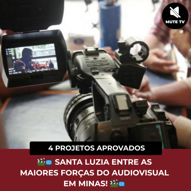 🎬📺 SANTA LUZIA ENTRE AS MAIORES FORÇAS DO AUDIOVISUAL EM MINAS!