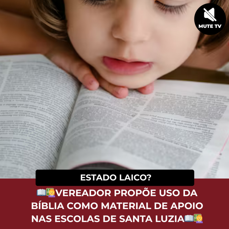 VEREADOR PROPÕE USO DA BÍBLIA COMO MATERIAL DE APOIO NAS ESCOLAS DE SANTA LUZIA