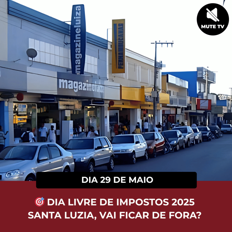 DIA LIVRE DE IMPOSTOS 2025 SANTA LUZIA, VAI FICAR DE FORA?