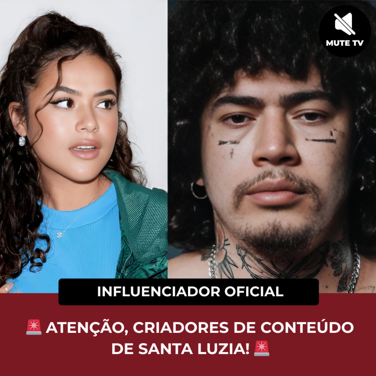 🚨 ATENÇÃO, CRIADORES DE CONTEÚDO DE SANTA LUZIA! 🚨