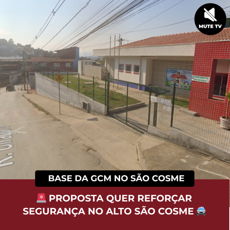 BASE DA GCM NO SÃO COSME: PROPOSTA QUER REFORÇAR SEGURANÇA NO ALTO SÃO COSME