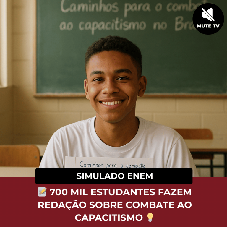📝 700 MIL ESTUDANTES FAZEM REDAÇÃO SOBRE COMBATE AO CAPACITISMO 💡