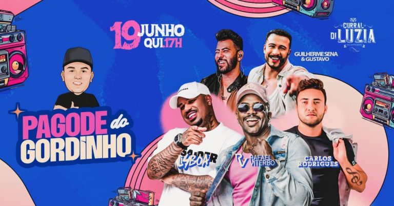 🎉 PAGODE DO GORDINHO TÁ CHEGANDO! 🎉