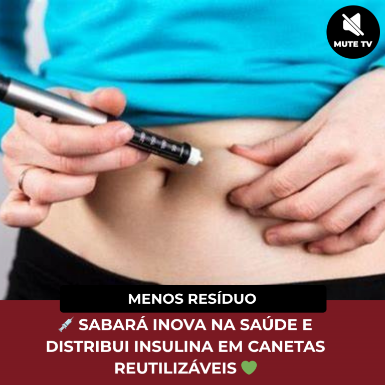 💉 SABARÁ INOVA NA SAÚDE E DISTRIBUI INSULINA EM CANETAS REUTILIZÁVEIS 💚