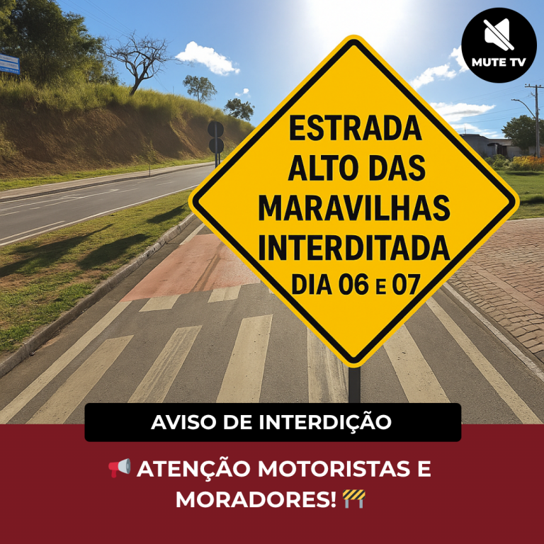 📢 ATENÇÃO MOTORISTAS E MORADORES! 🚧