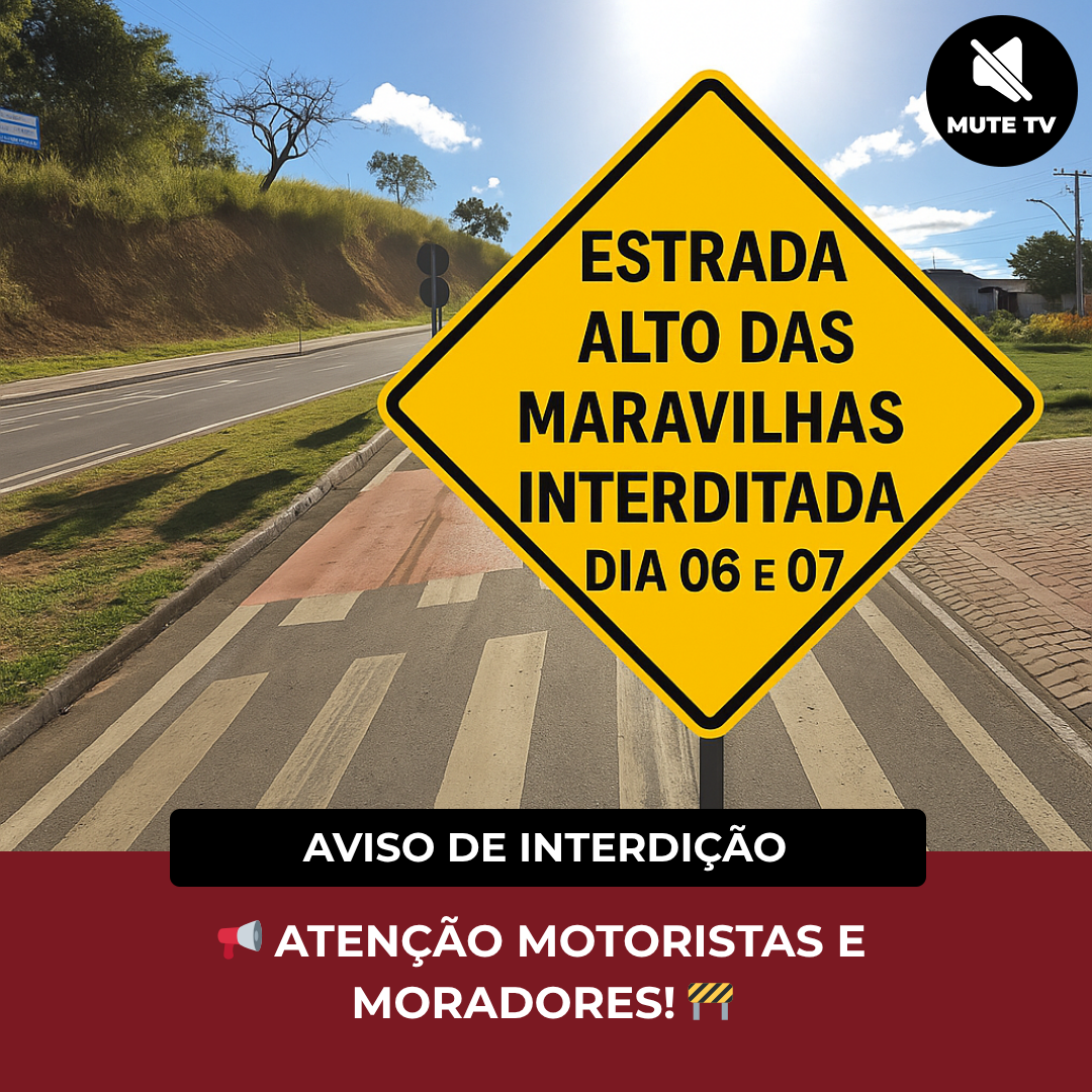 No momento, você está visualizando 📢 ATENÇÃO MOTORISTAS E MORADORES! 🚧