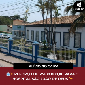 Leia mais sobre o artigo Hospital São João de Deus Santa Luzia Recebe R$ 180 Mil para Equipamentos