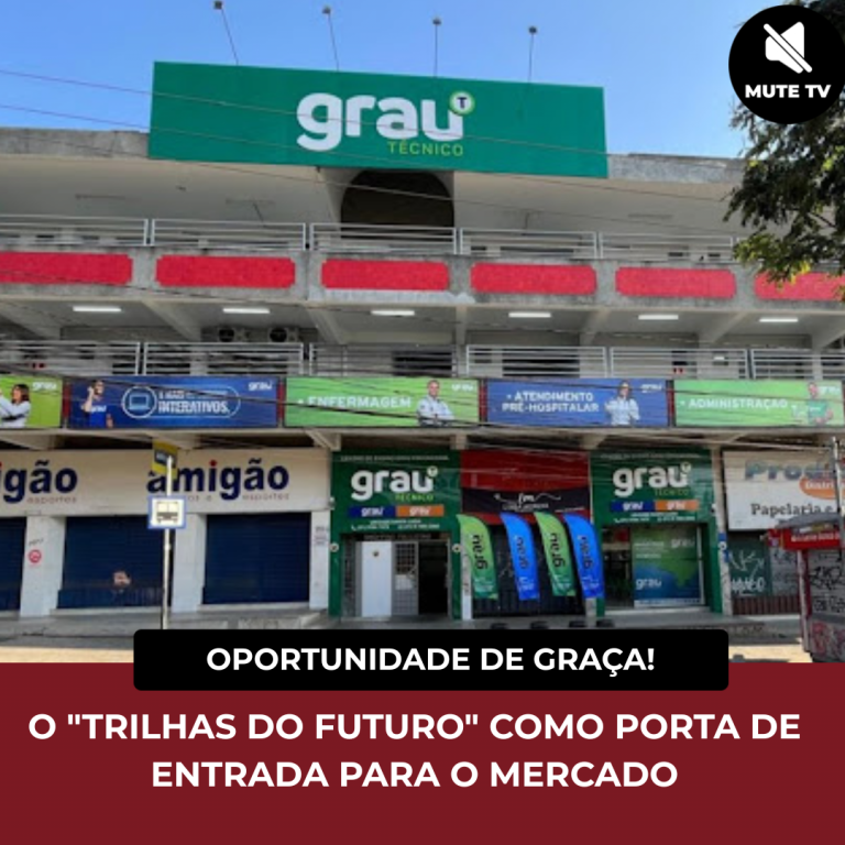 🎓 Grau Técnico de Santa Luzia é homologado para oferecer cursos do programa “Trilhas do Futuro”