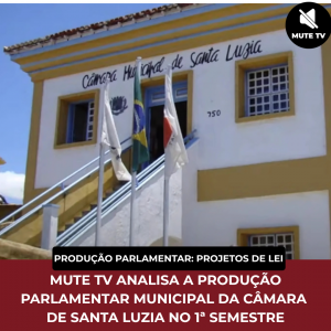Leia mais sobre o artigo Projetos de Lei Santa Luzia – Produção Parlamentar Santa Luzia: MUTE TV Detalhada da Produção Parlamentar do Primeiro Semestre de 2025 –