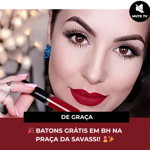 Leia mais sobre o artigo Batons grátis em Belo Horizonte: Eudora distribui maquiagem e experiências na Savassi nesta quinta 17 e sexta-feira 18/07