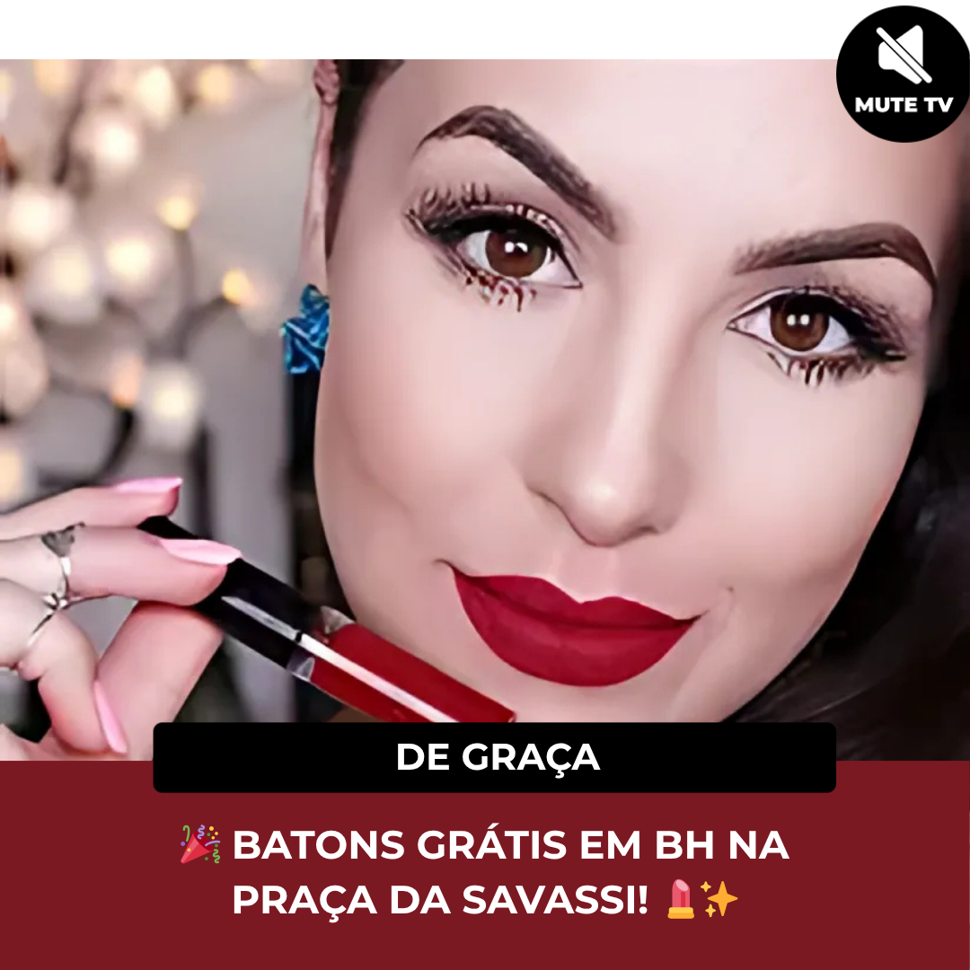Leia mais sobre o artigo Batons grátis em Belo Horizonte: Eudora distribui maquiagem e experiências na Savassi nesta quinta 17 e sexta-feira 18/07