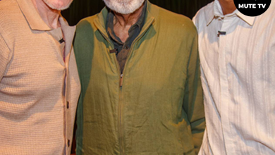 Gui Ventura durante encontro com Gilberto Gil e Miguel Falabella
