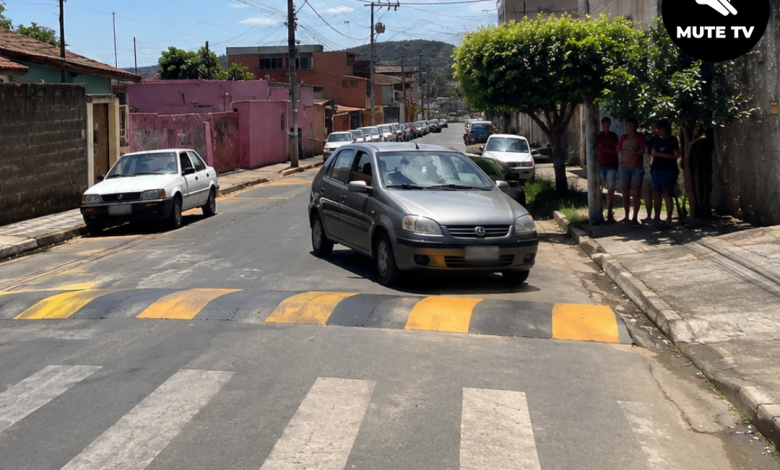 Como pedir quebra-molas em Santa Luzia: Prefeitura define novas regras para moradores 3 Quebra-molas em rua residencial de Santa Luzia para redução de velocidade